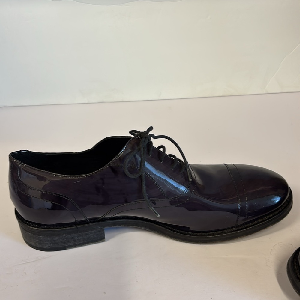 Cobbler Black Patent Leather Men’s Dress Shoes - Picture 11 of 15